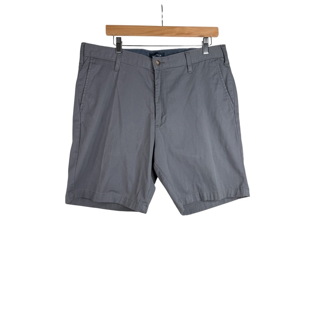 Nautica The Deck Classic Fit Shorts size 36 Gray